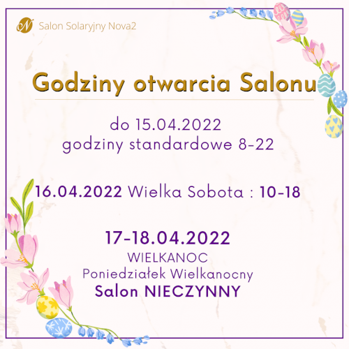 WIELKANOC 2022 - dni i godziny otwarcia Salonu