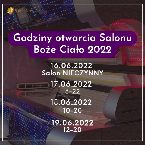 Boże Ciało 2022- dni i godziny otwarcia salonu