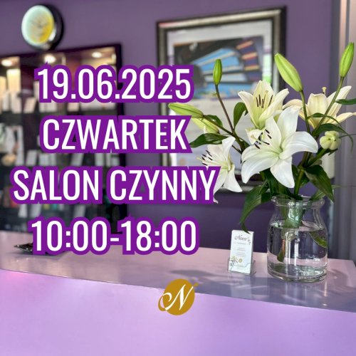 Salon otwarty w Boże Ciało 2025 – Nova2 solarium & światłoterapia| Warszawa Mokotów