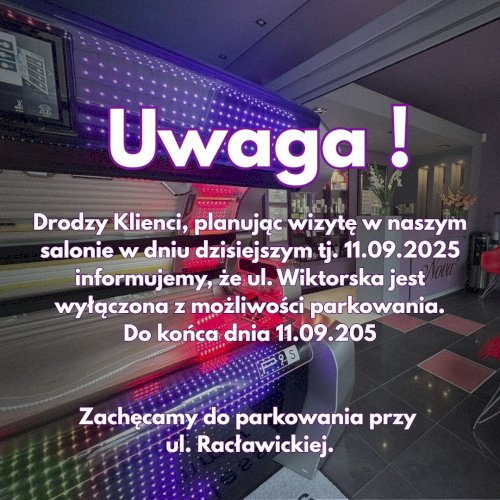 Informacja - parkowanie 11.09.2025